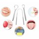 thumbnail image 4 of Herramienta De Cuidado Bucal, Raspador De Lengua Seguro Antideslizante Con Diseño Ergonómico Para La Mayoría De Las Personas Para Cepillo De Limpieza Bucal, 4 of 8