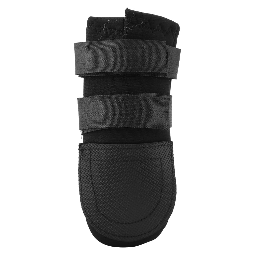 Herwey 2pcs Dog Boots Shoes for Different Size Dogs with Two Adjustable Straps AntiSlip Sole