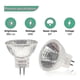 thumbnail image 3 of 12-Pack of 20W Mr11 Halogen Lamps 12V Dimmable Gu4 Base 2700K Warm White for Ceiling Lighting, 3 of 5
