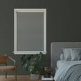 thumbnail image 2 of Sun Zero Everly Slub Texture 100% Blackout Cordless Roller Shade, 23"x72", Gray, 2 of 6