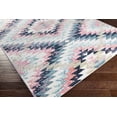 thumbnail image 4 of BoutiqueRugs Lewisberry Bohemian Southwestern Colorful Area Rug - Tribal Diamond Boho Carpet for Living Room, Bedroom - Pink, Blue, Cream - 5'3" x 7'3" (5x7), 4 of 18