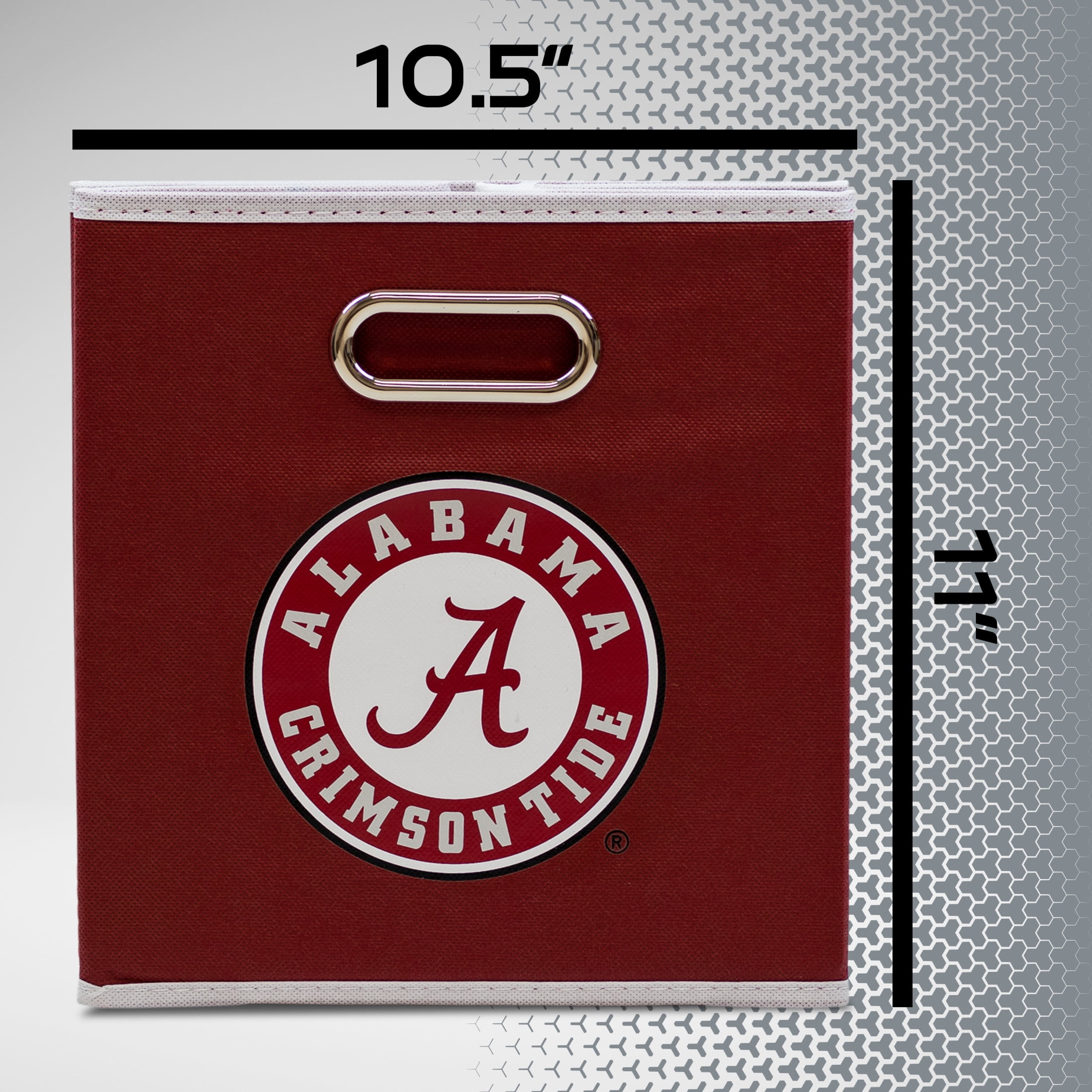 Alabama Crimson Tide Franklin Sports 11'' x 10.5 x 10.5'' Storage Bin - Terylene Fiber - All Ages