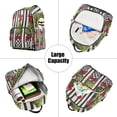 thumbnail image 5 of FORMRS Mini Backpack Purse for Women Travel Daypack Casual Shoulder Bag, Black Striped Trees, 5 of 7