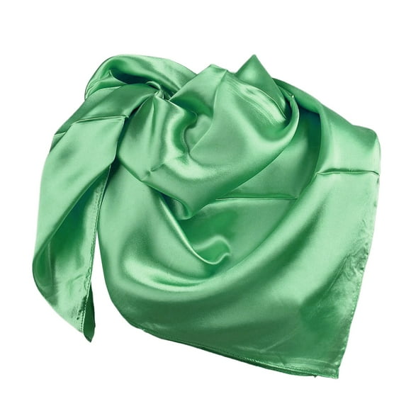 FADAACAI Head Scarf,Women Fashion Solid Satin Square Head Scarf Lightweight Neck Scarves Hair Neckerchief,Satin Scarf,Silk Hair Scarf Clearance！