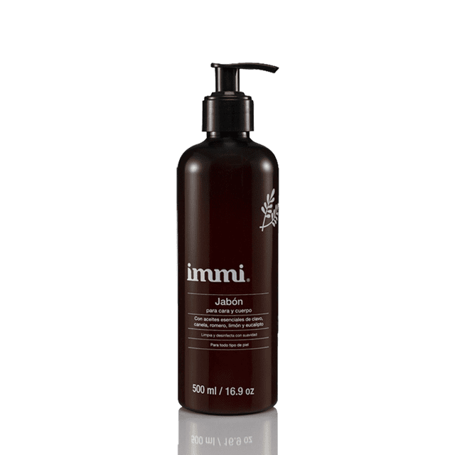 Jabón Liquido para Cara y Cuerpo 500 ml immi