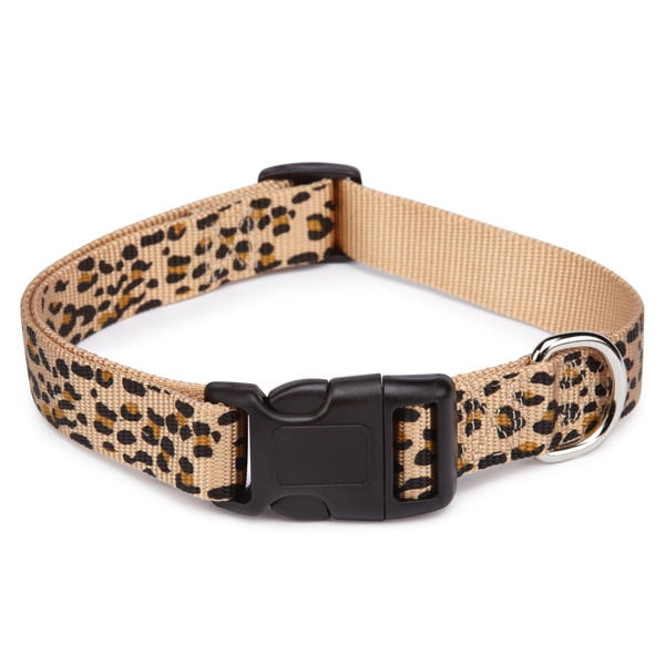 ANIMAL PRINT DOG COLLAR 3 Safari Patterns Collars for Dogs 4 Sizes