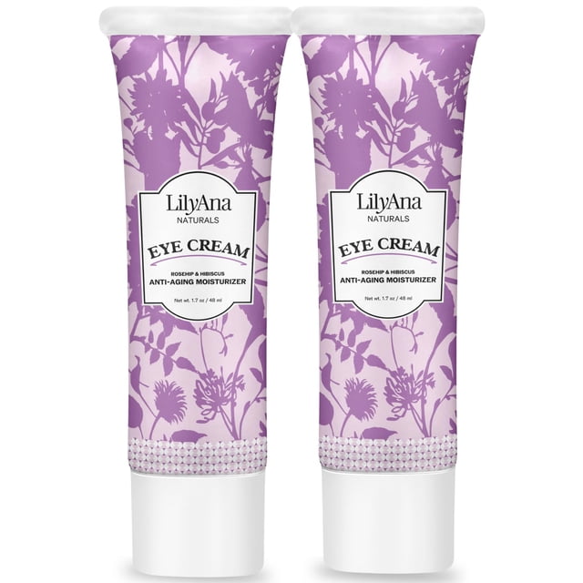 Crema de ojos LilyAna Naturals para ojeras e hinchazón, 50 ml, 2 unidades
