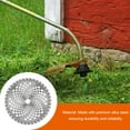 thumbnail image 3 of 2PCS Alloy Steel Lawn Trimmer Blade Head 10in - Accurate Cutting, Easy Install - Durable Grass Trimmer Replacement Parts, Suitable For Yard, 3 of 8