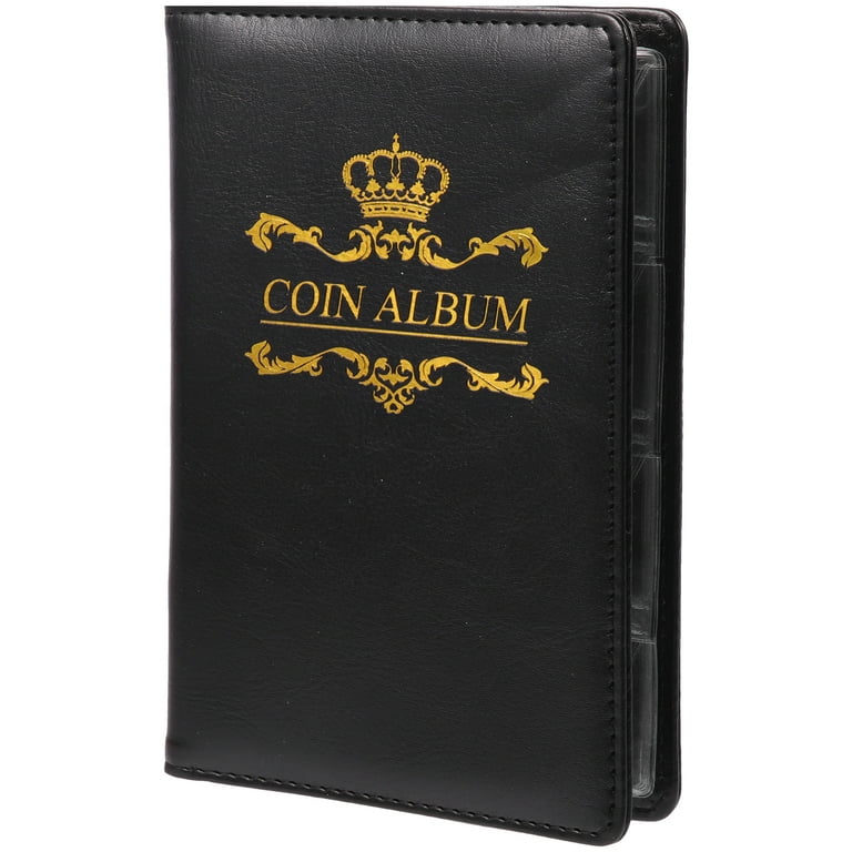 TSV Coin Collection Book with 312 Flap Pockets, Coin Album Organizer for  Dollar Penny Stamp Storage 