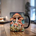 thumbnail image 1 of Taza de cerámica artística con hongos mágicos 3D de Blaxill, moderna y multifuncional para café, té y coleccionistas de arte., 1 of 5