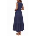 thumbnail image 2 of Women’s Pretty Garden SHORT SLEEVE MAXI CAP DRESS - PG MAXI DRESS, 2 of 6