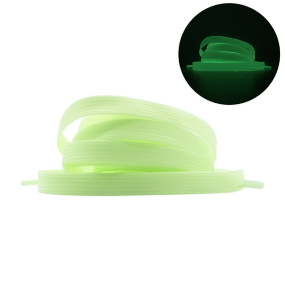 GOOHOCHY Elastic Fluorescent Shoe Laces for Sports Shoes, Durable and Bright Shoelaces