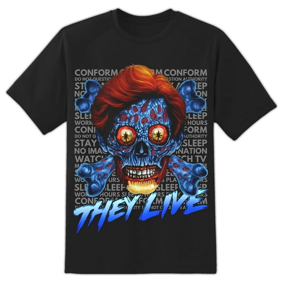 Rock Rebel Men's They Live Alien T-Shirt Black Small