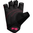 thumbnail image 4 of RDX Fingerless Weight Lifting Gloves Gym Workout Gloves for Men Bodybuilding Breathable Powerlifting Wrist Support Padded Palm Training Exercise, Pink, L, 4 of 9