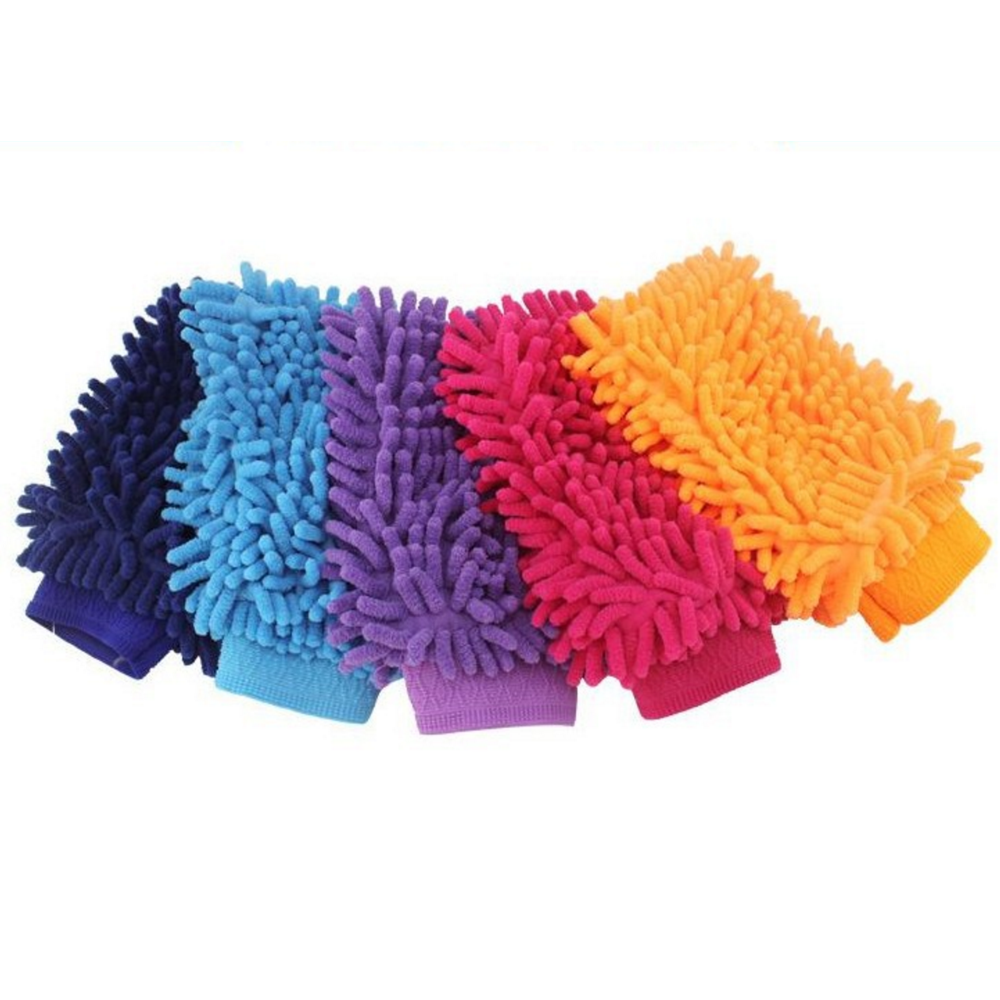 Car Wash Mitt,Chenille Microfiber Wash Mitt,Wash Glove Lint Free