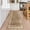 Brown, variant on Washable Runner Rug 2x6 Kitchen Hallway Scalloped Rugs, Non Skid Stain-Resistant Solid Bordered Rug Soft Scalloped Entryway Carpet Runner for Bathroom Laundry Room Bedside(Black,2x6 ft)