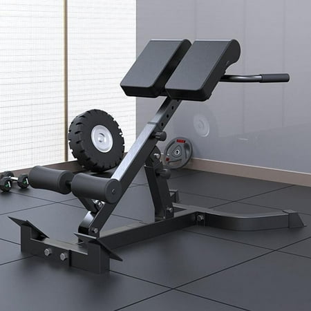 Kalkiam Roman Chair ,Foldable Hyperextension Roman Chair w/Back Extension, Home Gym Sit Up Bench for Glute & Ab Workouts, Optional Adjustment Incline & Multi-Function Heavy-Duty Exercise Equipment
