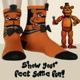 thumbnail image 5 of Five Nights At Freddy's FNAF Boys' Freddy Fazebear Soft And Stretchy Kids Crew Socks 1 Pair, 5 of 7