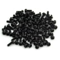 thumbnail image 1 of Electronics-Salon 100pcs M3 x 8mm Nylon Machine Screw, Black, Combination Phillips-Slotted Drive, Pan Head, Metric, 1 of 4
