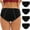 Black, variant on Cheeky Underwear for Women Maternity Underwear 4PC Women's Menstrual Leak Proof Menstrual Panties Cotton Women's Physiological Underpants Pink S
