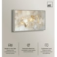 thumbnail image 3 of Sands Of Time Boho Abstract Warm Color Canvas Wall Art by Art Remedy, Silver Floater Frame, 36"x54", 3 of 8