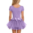 thumbnail image 5 of Edvintorg Girls Tutu Dress Tulle Stretchy Crew Neck Short Sleeve Princess Dresses Kids Clothes Girls Size 3-13, 5 of 9