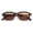 Tortoise (Brown), variant on PASTL Sunglasses Retro Rectangle Frame Unisex Vintage Fashion UV400 Tort, Pink