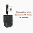 thumbnail image 4 of Hot End Kit Extruder Replacement Accessory Compatible with bambu lab A1/ A1mini 3D Printers High Temperature 0.4mm Hardened Steel Nozzle with Silicone Cover Sock, 4 of 6