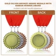 thumbnail image 4 of Uxcell Award Medals, Prize Winner Medals with Red Neck Ribbon Medals for Meetings Multicolor, 4 of 7
