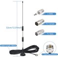 thumbnail image 1 of Antena de radio FM para interiores Base magnética Compatible con Sony Philips Panasonic Denon Pioneer Onkyo Yamaha Sintonizador amplificado HiFi Radio FM digital Estéreo Bluetooth 1 pieza ZefeiWu 8390615481809, 1 of 1