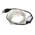 thumbnail image 3 of ZOUSSIQI String Lights USB LED Colorful RGB Waterproof Copper Wire Music Light String Christmas Decoration Light5m 50 Lights JU316-64269, 3 of 13