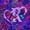 Purple R, variant on meiyoeat Purple Butterfly Rose Monogram A Bedding,Neon Heart Initial Duvet Cover Full For Girl,Black Reversible,3 Pieces,1 Duvet Cover and 2 Pillowcases