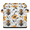 Multicolor 1, variant on CURLYOOT Bee Honey Yellow 11 x 11 Inch Cube Storage Bin, Decorative Storage Cube Foldable Basket with Leather Handle, Fabric Bin for Closet Shelves Home Organizer