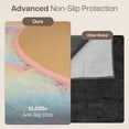 thumbnail image 5 of Moonlight20015 Area Rug 4x4ft non-slip Soft Fluffy Shaggy for Living Room Bedroom Décor Rainbow, 5 of 7