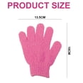 thumbnail image 2 of Guantes exfoliantes, mejoran la textura de la piel, guante exfoliante de bambú para exfoliación corporal y ducha, promueven una piel saludable, activan la circulación sanguínea, guantes exfoliantes, 2 of 5