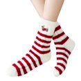 thumbnail image 2 of Outfmvch Women Slipper Socks Home Comfy Sleeping Women's Fuzzy Slipper Socks with Non-Slip Grippers, Cozy Fluffy Lined, Cute Christmas Gifts Warm Fuzzy Socks for Women B One Size, 2 of 4