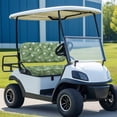 thumbnail image 3 of Binienty 2 Piece Golf Cart Seat Cushion Cover and Backrest Cover Set Removable Golfcart Accessories for Women Men Club Car Golf Cart Seat Blanket Towel Covers Machine Washable, 3 of 8