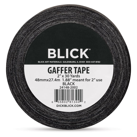 Blick Gaffers Tape - 2" x 30 yds, Black