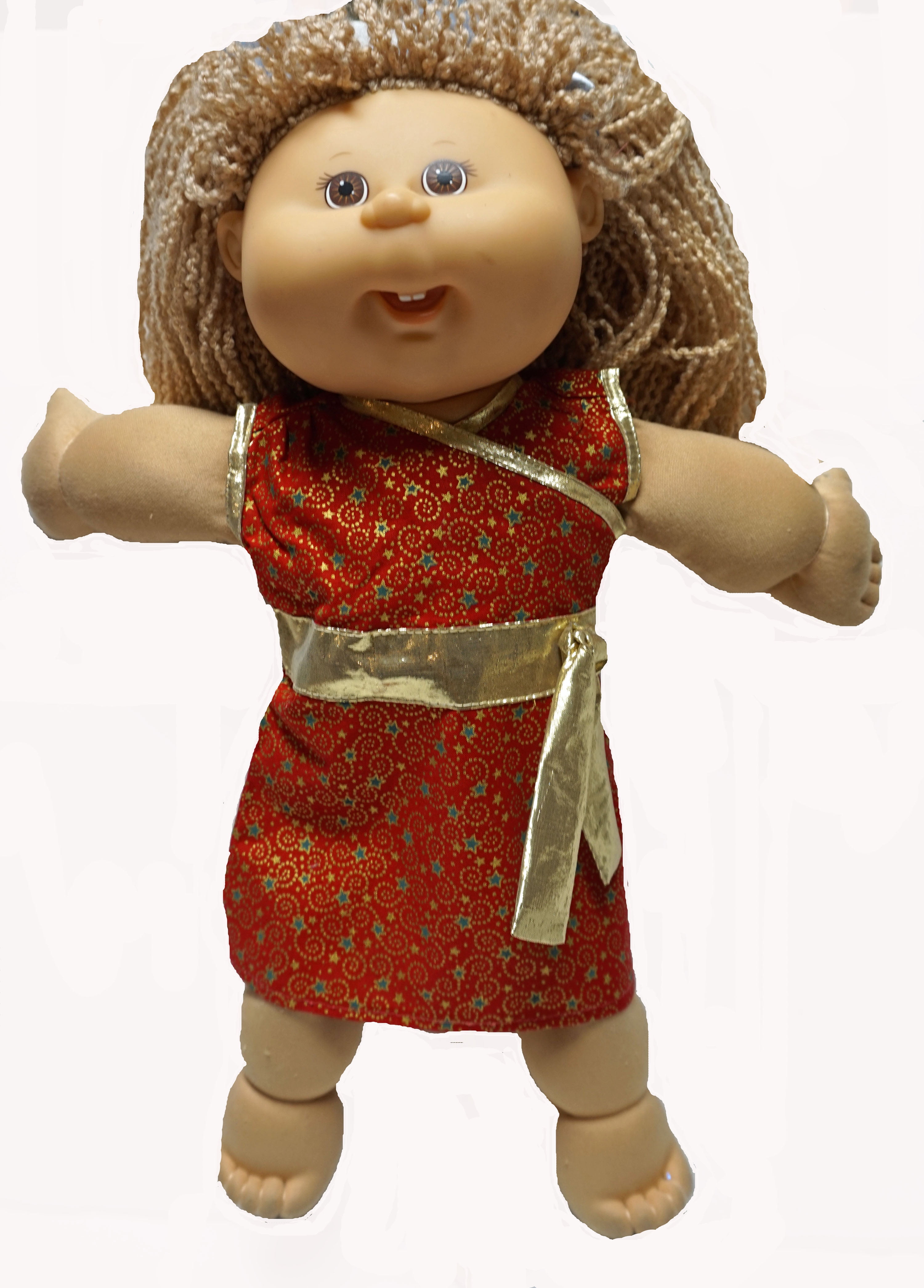 Doll Clothes Superstore Christmas Dress Fits Cabbage Patch Kid Dolls And 18 Inch Girl Dolls