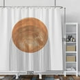 thumbnail image 2 of Abstract Sun Shower Curtain White Minimalism Geometry Arch Modern Shower Curtains for Bathroom with Hooks 72x72 Inches Fabric Waterproof Curtain for Bathroom Living Room Cubicle, 2 of 6