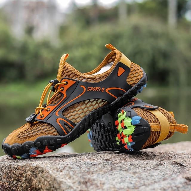 Zapatos acuáticos unisex, zapatos de natación transpirables, zapatos de playa para nadar aguas arriba Ehuebsd Para estrenar