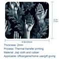 thumbnail image 5 of Praying Hands Square Desk Mat Mouse Mat Mouse Pad, 8.3x9.8 Inch, Non-Slip Rubber Bottom, Printed, Suitable for Office and Gaming, 5 of 6