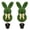 Two Bunny Topiary Tree, variant on ValHome 3FT Easter Bunny Topiary Artificial Plants Outdoor - 35.4" Faux Boxwood Rabbit Tree with Bow - Premium Spring Garden Porch Entryway Decoration for Easter Seasonal Display