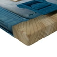 thumbnail image 2 of Ambesonne Antique Fitted Sheet, Empty Old Living Room, Twin XL Size, Blue Sand Brown, 2 of 3