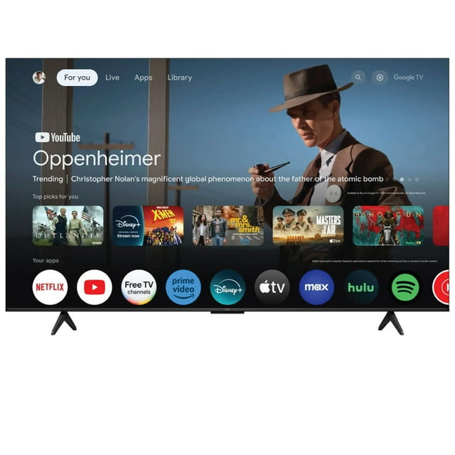 Pantalla TCL 65 pulgadas 4K Google TV 65S551G
