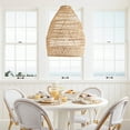 thumbnail image 3 of Arturesthome Boho Dining Room Rattan Pendant Light Coastal Living Room Decor Lampshade, 3 of 10