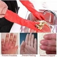 thumbnail image 4 of Guantes de goma de 3 piezas Guantes estampados para limpiar el hogar Limpiar el hogar, 4 of 5