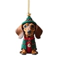 thumbnail image 1 of DQrwqpou Adorno Navideño para Perro Dibujos Animados Acrílico para Perro Suministros para Fiesta en Casa (12), 1 of 5