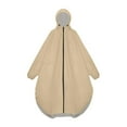 thumbnail image 4 of SHIXIAOO Poncho de Pluie pour Adultes Unisexe Long Imperméable Extérieur avec Capuche Matériau PU Léger à la Mode pour Cyclisme Randonnée Voyage Veste Décontractée pour Femmes Grande Taille Gilet Femme Veste à Capuche Automne, 4 of 5