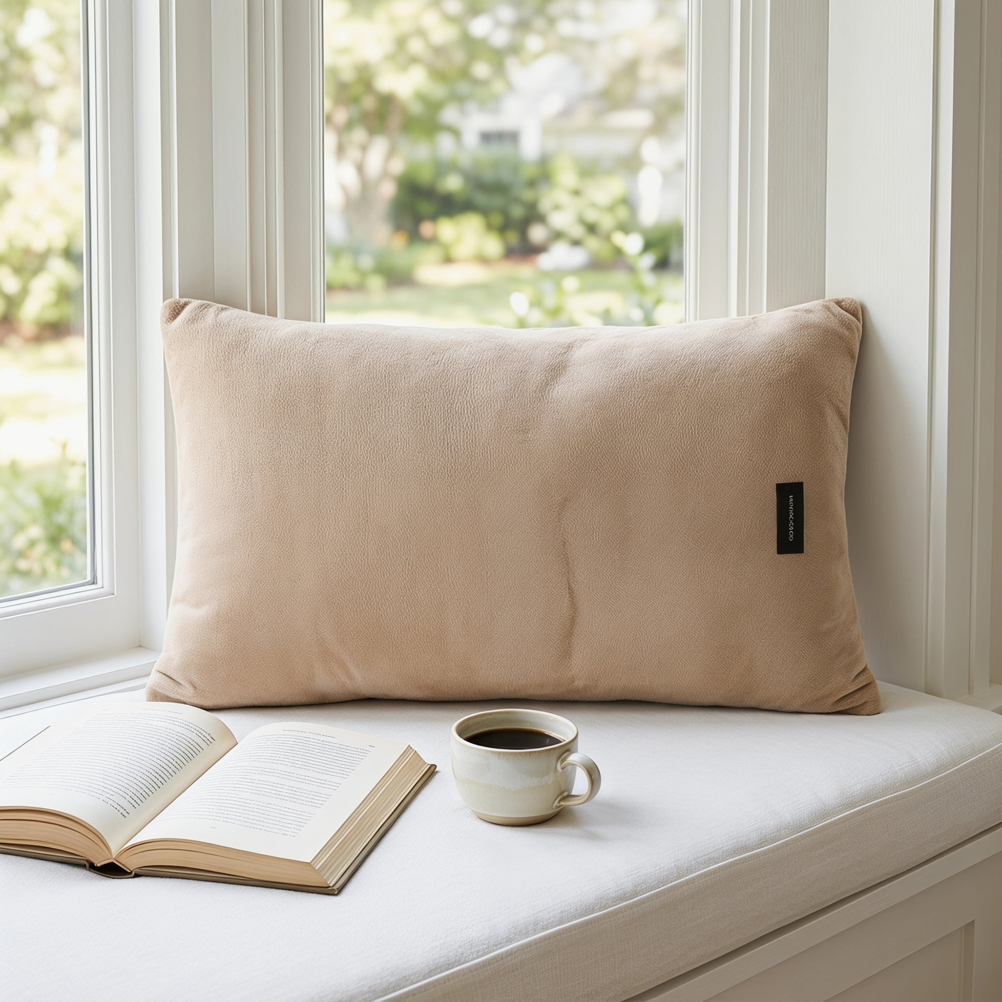 Unique Bargains 2 Pack Fabric Pillowcase Envelope Closure Wrinkle Resistant Queen Brown